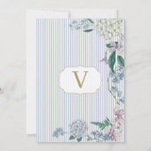 Bridgerton Birthday Invitation Kaart (Achterkant)