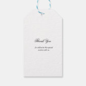 Bridgerton Bruiloftsfeest Cadeaulabel (Achterkant)
