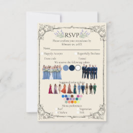Bridgerton Inspired Regency Society RSVP All-in-On Kaartje