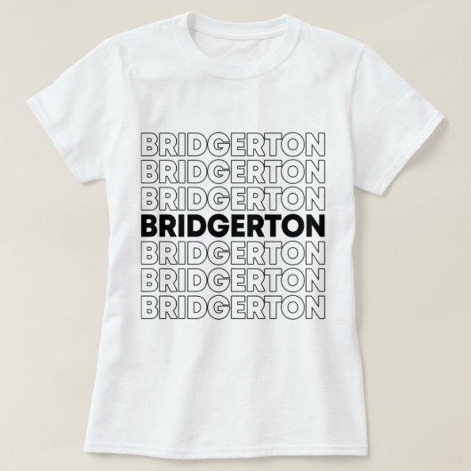 Bridgerton T-shirt (Design voorkant)