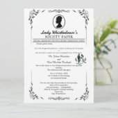 Bridgerton Wedding Invitation – Regency Style   (Debout devant)