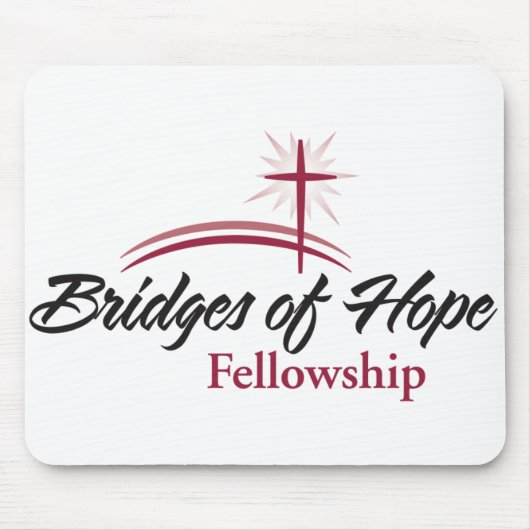 Bridges of Hope Fellowship Logo Mousepad Muismat (Voorkant)