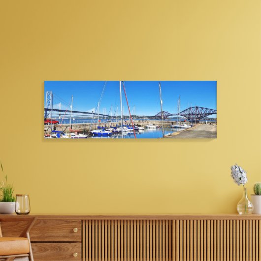 Bridges of the Forth, Scotland-High Quality Print (Insitu (Woonkamer))