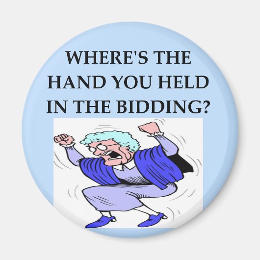 bridgespeler-grap magneet (Voorkant)