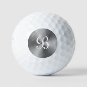 Bridgestone e6 golfballen met metallisch monogram (Voorkant)