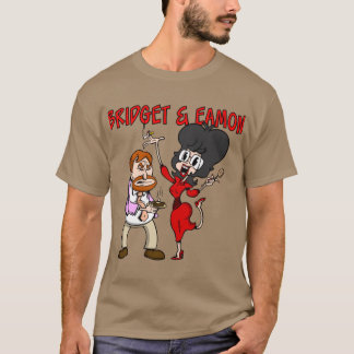 Bridget and Eamon RTE Irishelevision Cartoon Chara T-shirt