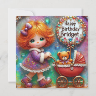 ~ BRIDGET ~ Gelukkige verjaardag ~ Teddy Bear ~