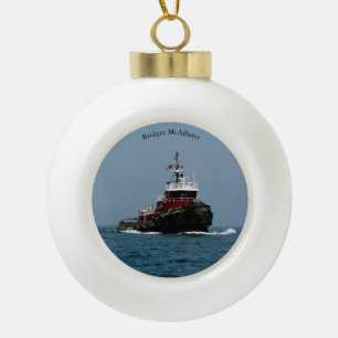 Bridget McAllister ball of snowflake ornament