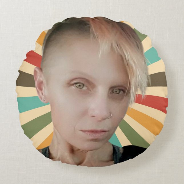 Bridget Ronde Kussen (Voorkant)