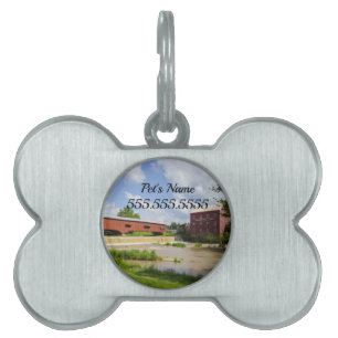 Bridgeton Bridge and Mill PET ID Tag Huisdieren Naamplaatje
