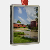 Bridgeton Bridge en Mill Metalen Ornament (Rechts)