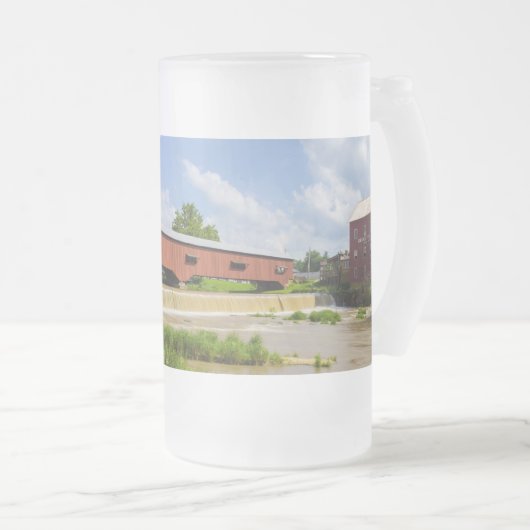 Bridgeton Bridge Et Mill Frosted Mug (Devant droit)