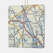 Bridgeton Maine Keramisch Ornament (Links)