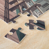 Bridgetown Barbados Illustratie Reizen Art Retro Legpuzzel (Zijkant)