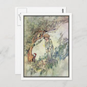 Bridget's feeën van Charles Robinson Briefkaart (Voorkant / Achterkant)