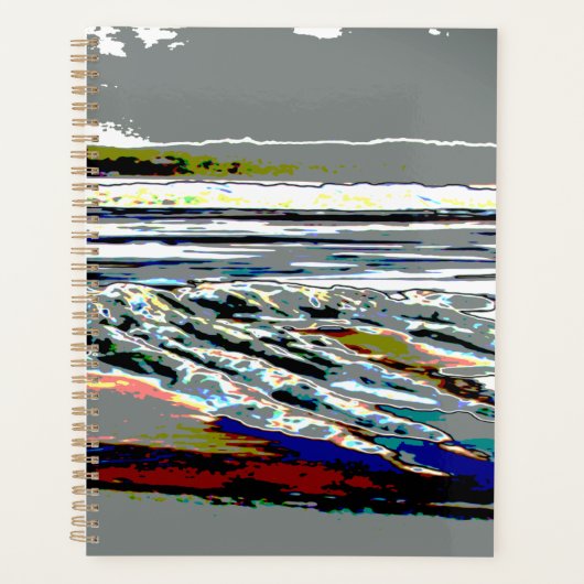 Bridgewater N.S. Riser's Beach Art abstrait imprim (Devant)