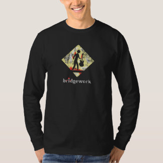 Bridgework Distsed Crossing Logo Dark T-shirt