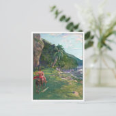 Bridle Path Tahiti door La Farge Briefkaart (Staand voorkant)