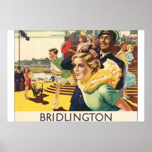 Bridlington_Vintage Travel Poster Artwork