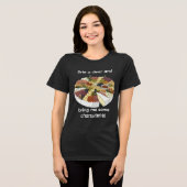 Brie a Dear beroemd gemaakt door Funny Charcuterie Tri-Blend Shirt (Voorkant volledig)