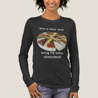Brie a Dear beroemd gemaakt door Funny Charcuterie Tri-Blend Shirt