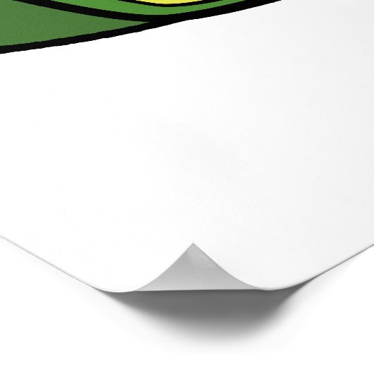 Brie-rex Funny Cheese TRex Pun Poster (Hoek)