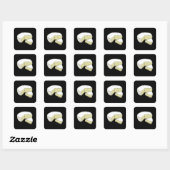 Brie Vierkante Sticker (Vel)