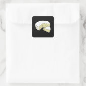 Brie Vierkante Sticker (Tas)