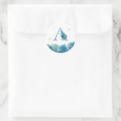 *~* BRIEF A - Beach Zee Ocean Envelope Sticker (Tas)