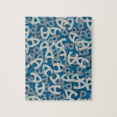 Brief A Blauw Legpuzzel (Verticaal)