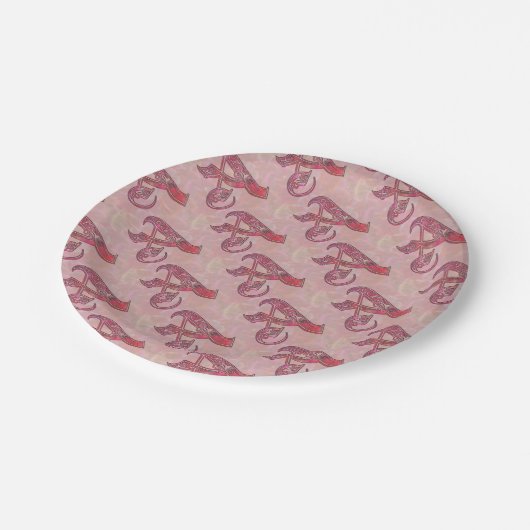 Brief A Papieren Bordje (Gekanteld)