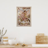 Brief A van Cicely Mary Barker - kunst Poster (Keuken)