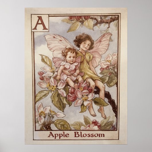 Brief A van Cicely Mary Barker - kunst Poster (Voorkant)