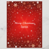 Brief aan de Kerstman, met foto van kind (Achterkant)