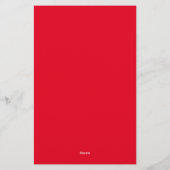 Brief aan de Santa Briefpapier (Achterkant)