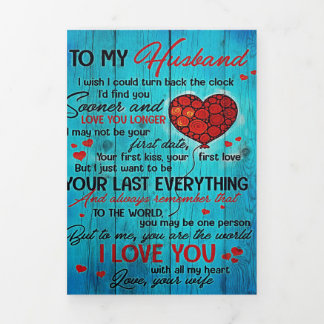 Brief aan mijn man | Geniet van mijn kastje Drieluik Aankondiging