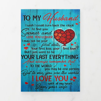 Brief aan mijn man | Geniet van mijn kastje Drieluik Aankondiging