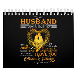 Brief aan mijn man: Love Husband Gift Kalender
