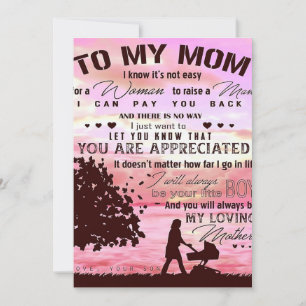 Brief aan mijn moeder   Brief aan het gezin Feestdagenkaart