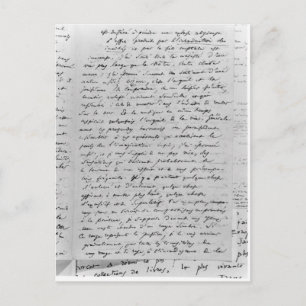 Brief aan Richard Wagner van 17 februari 1860 Briefkaart