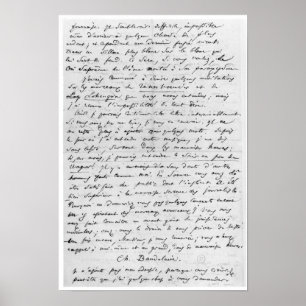 Brief aan Richard Wagner van 17 februari 1860 Poster