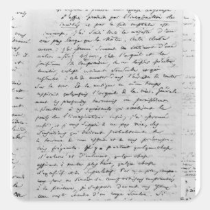 Brief aan Richard Wagner van 17 februari 1860 Vierkante Sticker