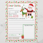 Brief aan Santa, Kerstmis Verlanglijstje (Voorkant)