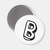 Brief B Magneet (Voorkant / Achterkant)