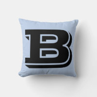 BRIEF B MONOGRAM PILLOW
