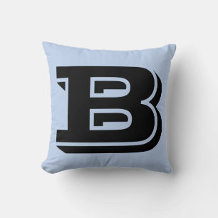 BRIEF B MONOGRAM PILLOW KUSSEN