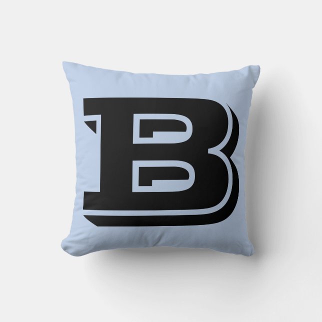 BRIEF B MONOGRAM PILLOW KUSSEN (Voorkant)