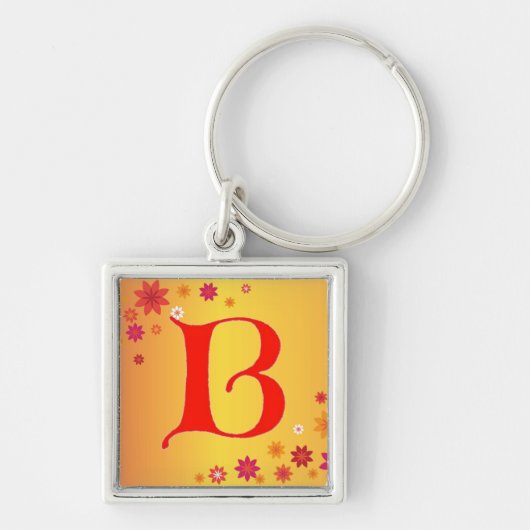 Brief B Sleutelhanger (Voorkant)