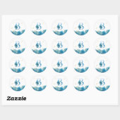 *~* BRIEF B - Zee Ocean Beach Envelope Sticker (Vel)