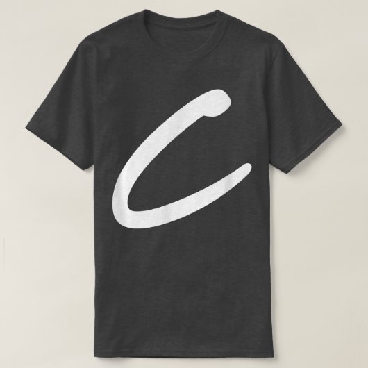 Brief C Alphabet leraar Fun Learning Kindergarte T-shirt (Design voorkant)